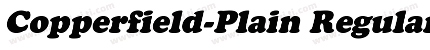 Copperfield-Plain Regular字体转换